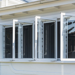 White Casement Windows opened - Windows