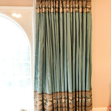Lined and Patterned Drapery