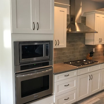 Waypoint and Contractors Choice Cabinetry- 650F Painted Silk Kitchen