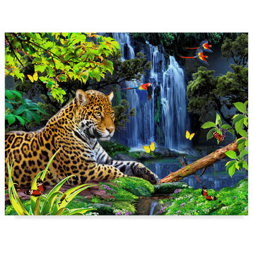 "The Jaguar" by Howard Robinson, Canvas Art
