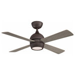 Fanimation Fans - Fanimation Fans FP7644GR Kwad - 44" Ceiling Fan with Light Kit - Fanimation continues to elevate the style you've cKwad 44" Ceiling Fan Matte Greige Weather *UL Approved: YES Energy Star Qualified: n/a ADA Certified: n/a  *Number of Lights: Lamp: 1-*Wattage:18w LED Module bulb(s) *Bulb Included:Yes *Bulb Type:LED Module *Finish Type:Matte Greige