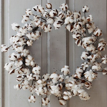 26" Extra Large Cotton Wreath