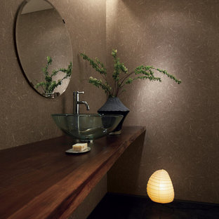 他の地域の和風のおしゃれなトイレ・洗面所の写真