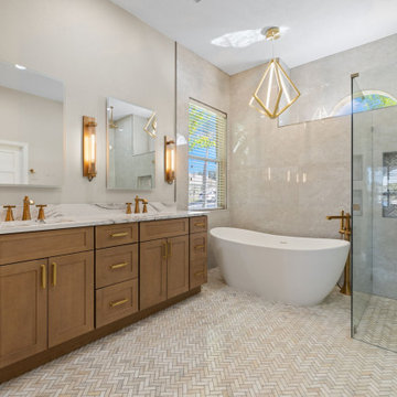 CMK Bathroom Remodel Zero Entry Shower