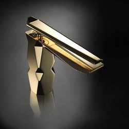 Ikon Luxury Bathroom Faucet | Polished Gold - Bathroom Sink Faucets