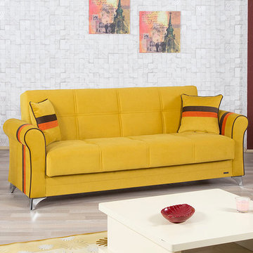 Metro Life Sofa Bed | Sarp Mustard