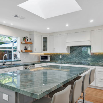 Elegant Kitchen Relocation & Remodel in Campbell, CA