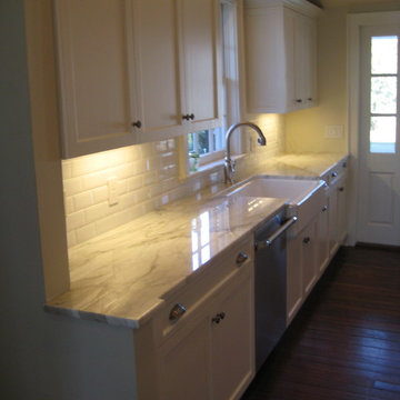 Kitchen: Calacatta Gold Marble