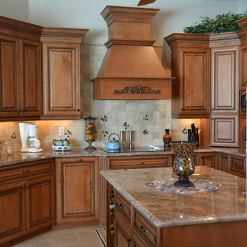 Granite Countertops & Wine Rack