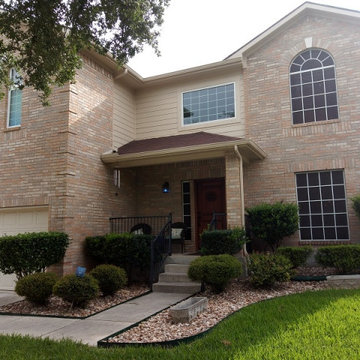 K-Style Seamless Aluminum Gutter System Install, Cibolo, TX