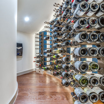 Curved Understairs Wine Cellar