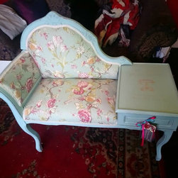 SOLD-vintage telephone console chaise...&pound;145.00 - Furniture