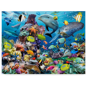 "Colorful Reef" by Howard Robinson, Canvas Art