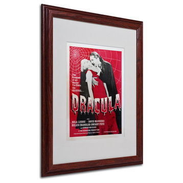 'Dracula' Matted Framed Canvas Art by Vintage Apple Collection