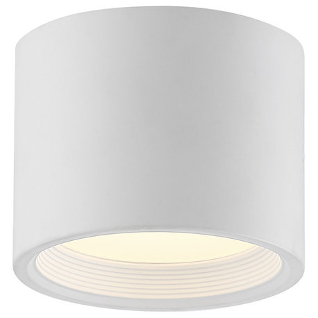 Access Lighting Reel 1-Light, Flush Mount, White, Small