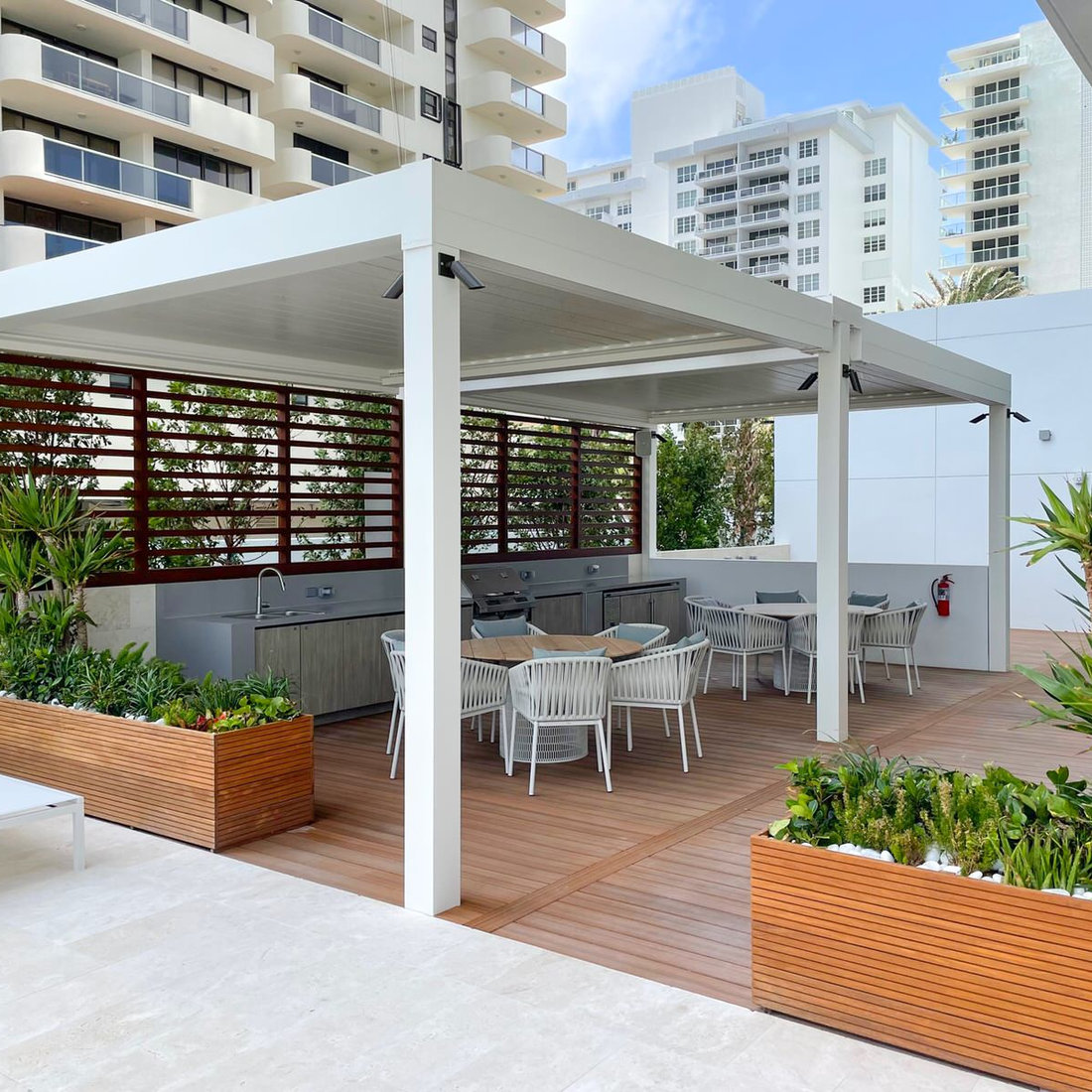 Rooftop Outdoor Kitchen