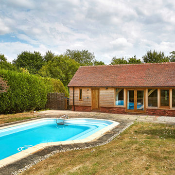 Pool Side Oak Barn Complex