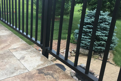 Transitional balcony photo in Other