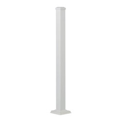 ALX 2.5" Post Kit in Textured White - Deck Tiles And Planks