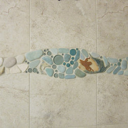 Fun Eclectic Shower Border - Tile Murals