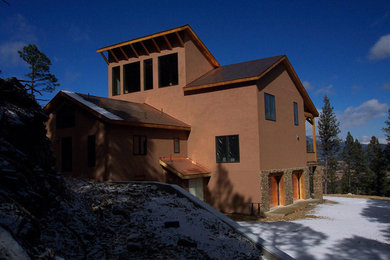 Contemporary exterior home idea in Other