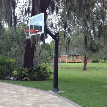 Daniel W's Hercules Gold Basketball System on a 30x30 in Jacksonville, FL