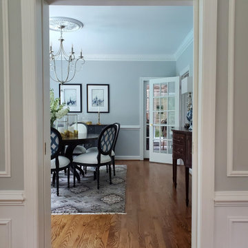 Updated Colonial Inspired Dining Room- Clifton, VA