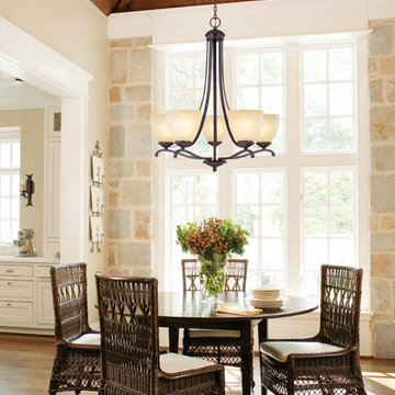 Capital Lighting 3945BB-201 Chapman Bronze 5 Light Chandelier
