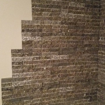 Midnight Mist color blend of granite veneer