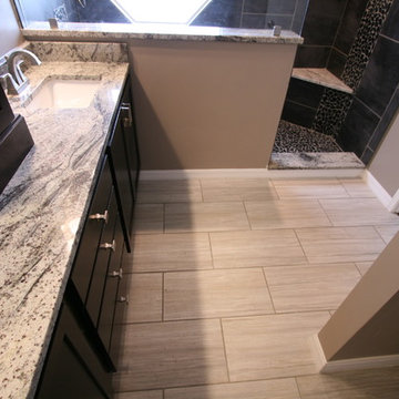 the CARR master bathroom