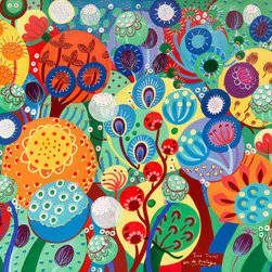 Time Travel, 36 x 60 in, SOLD - Paintings