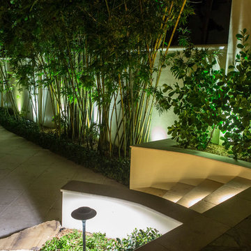 Ocean Front Landscape Lighting, FL Estate