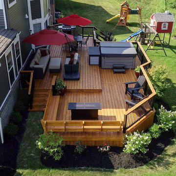 Western Red Cedar Deck-- Hudson