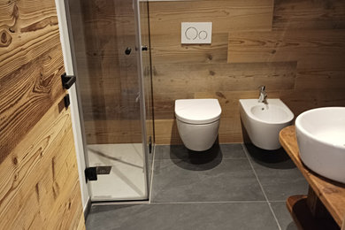 Idee per un bagno di servizio stile rurale