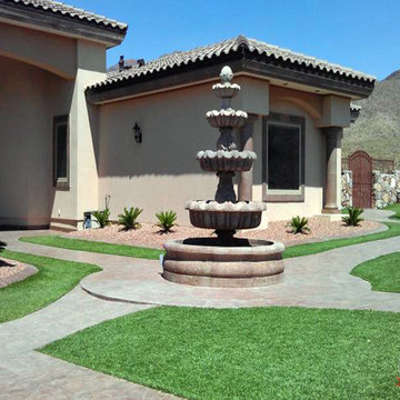 Global Syn-Turf artificial grass installation in El Paso, TX 3