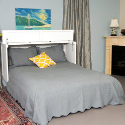 Arason Essex Creden-ZzZ Cabinet Bed | White - Murphy Beds