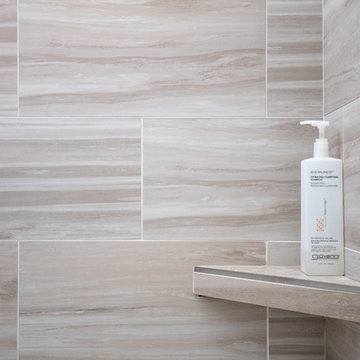 Modern White Marble Bathroom