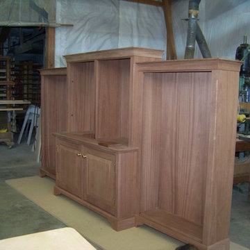 Custom Mahogany Bookcases