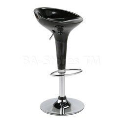 Ashby Adjustable Bar/Counter Stool in Black - Bar Stools And Counter Stools