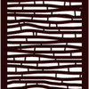 4'x2' Bungalow Hardwood Composite Decorative Wall Decor and Privacy, Single