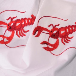 Lobster Guest Towels set of 2 - Bedroom Products