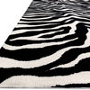 Loloi Cassidy Collection Rug, Ivory and Black, 5'x7'6"