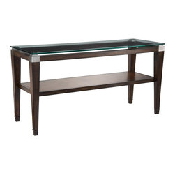 Dunhill Glass Console Table - Console Tables