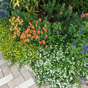Layered flower beds