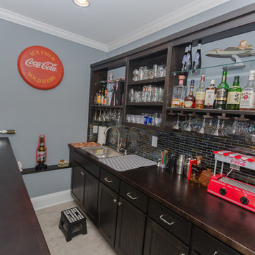 Cinema Themed Basement Reno