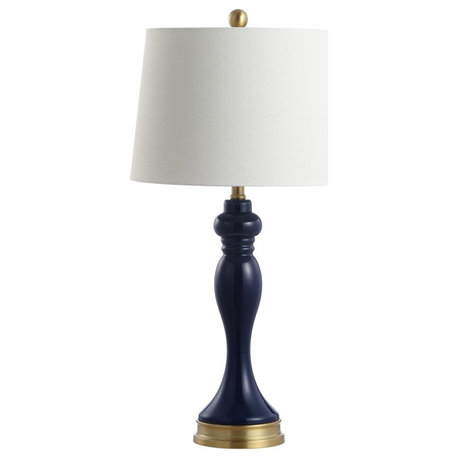 Safavieh Cayson Table Lamp With USB Port Navy/Gold