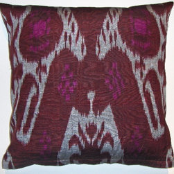 Uzbek ikat pillow covers - Decorative Pillows