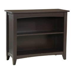 Bolton Furniture - Shaker Cottage Bookcase, Chocolate - Bookcases