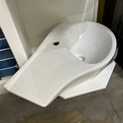21&rdquo; x 14&rdquo; x 6&rdquo; Ceramic vessel white sink - Bathroom Sinks