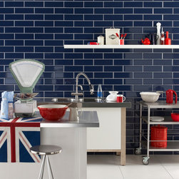 Diamante Blue Ceramic Subway Tile - Products